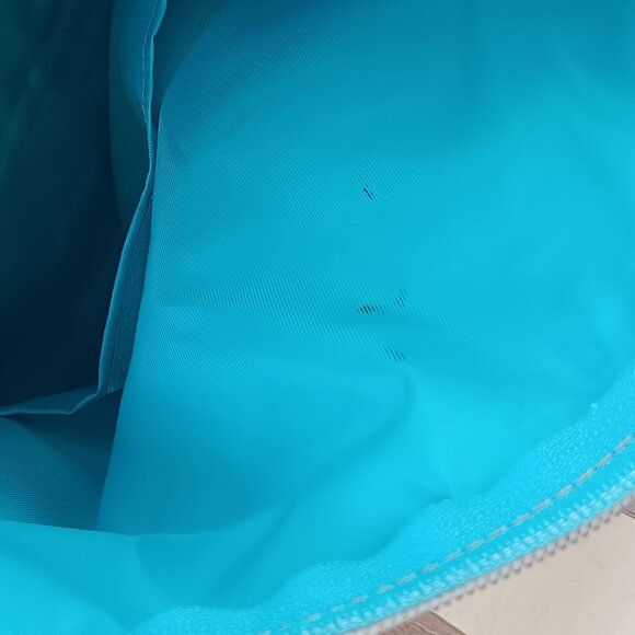 Lilly Pulitzer Overnight Duffle Amalfi Blue Lilly's Roadtrip EUC - Picture 16 of 17